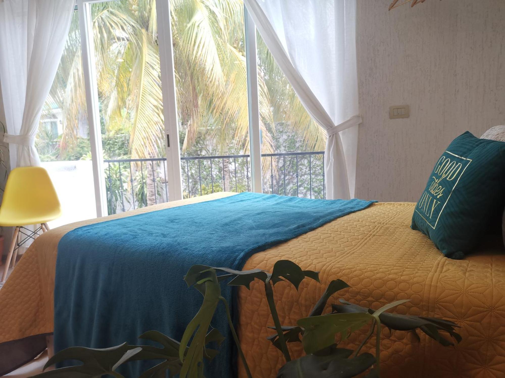 Beautiful & Cozy Near Beach Apartment Pool & Kingsize Bed Cancun Bilik gambar