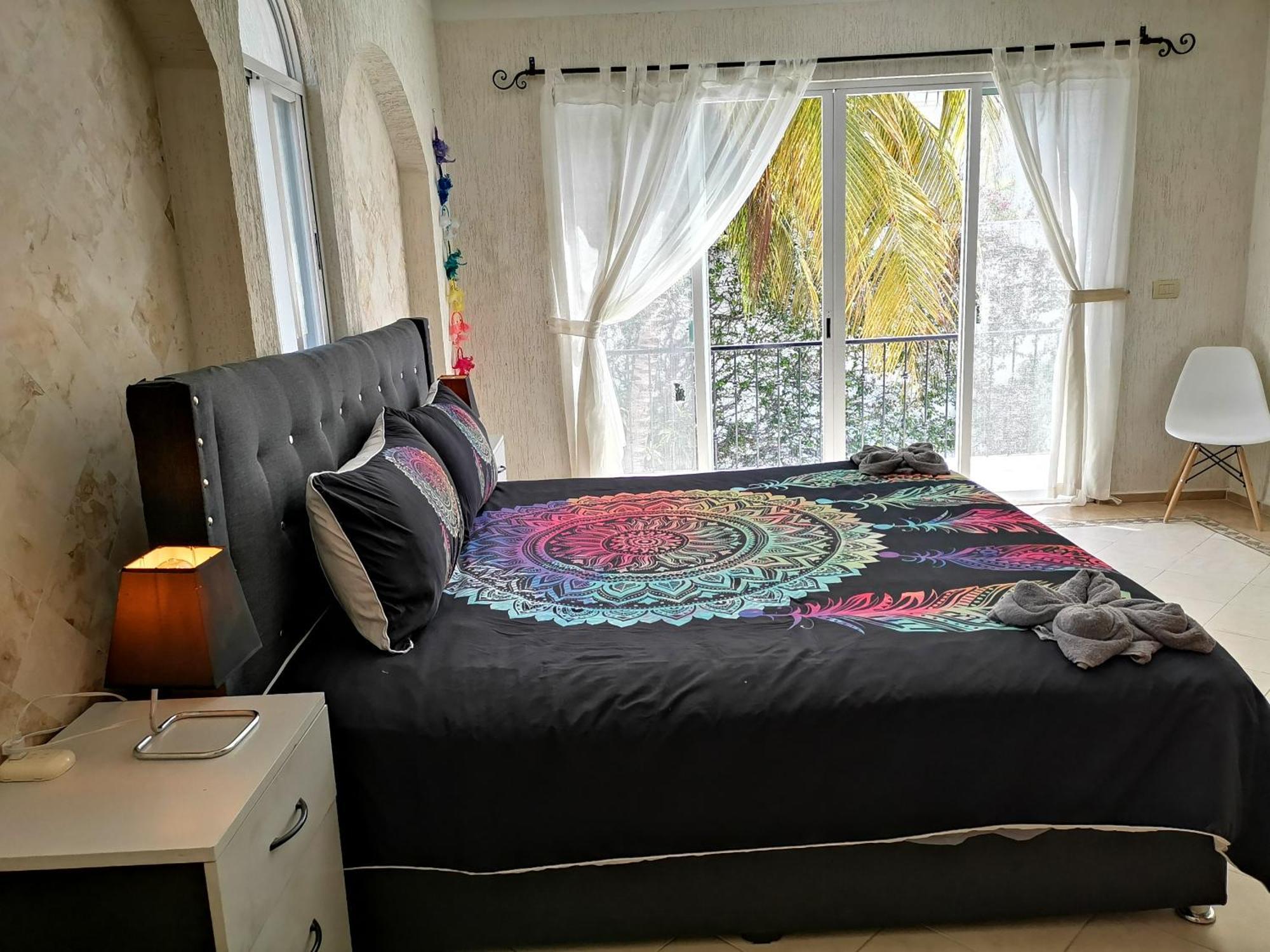 Beautiful & Cozy Near Beach Apartment Pool & Kingsize Bed Cancun Bilik gambar