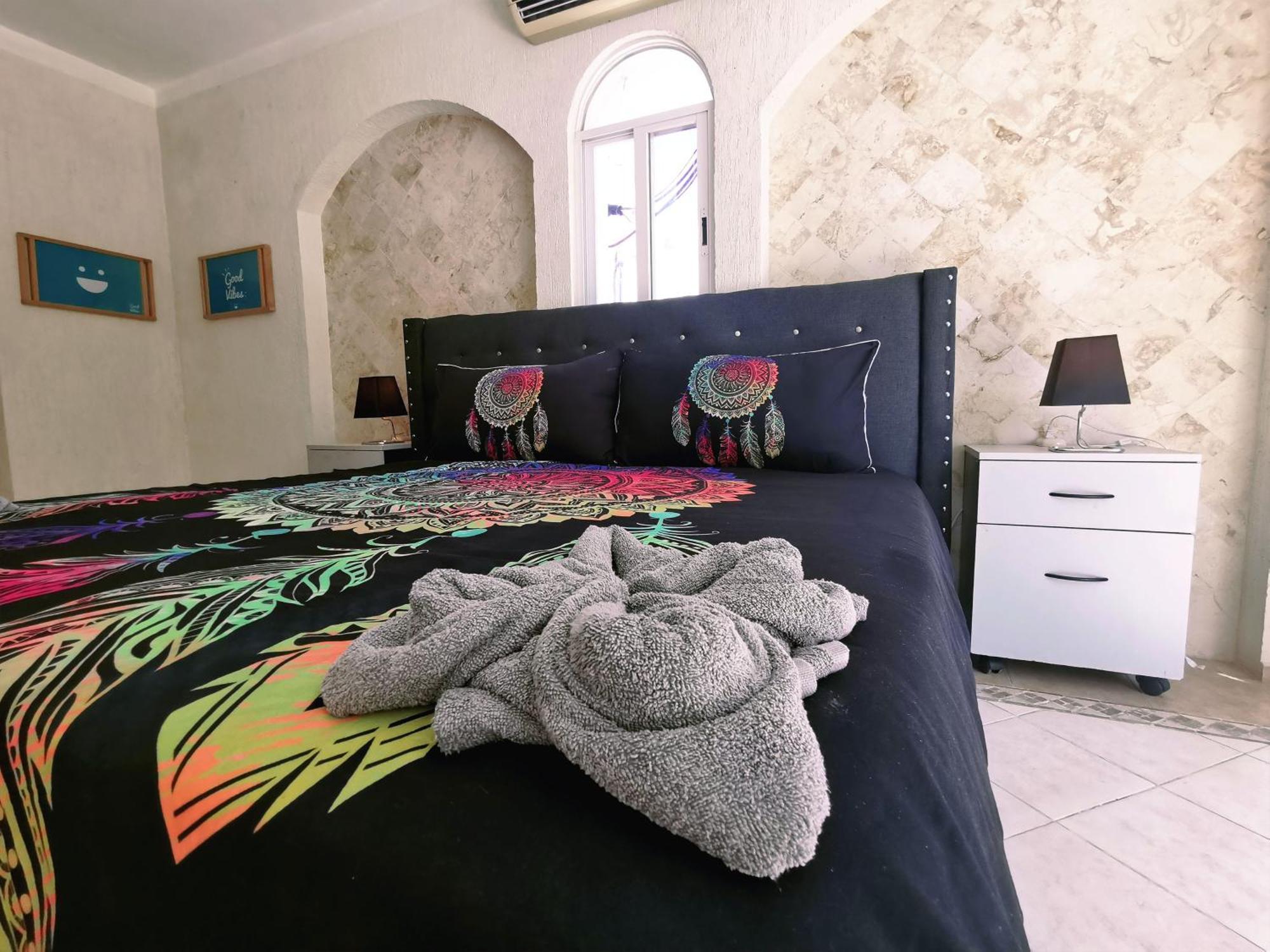 Beautiful & Cozy Near Beach Apartment Pool & Kingsize Bed Cancun Bilik gambar